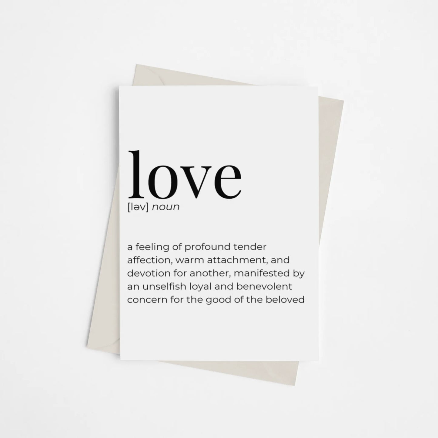 Love - Greeting Card/Wall Art Print