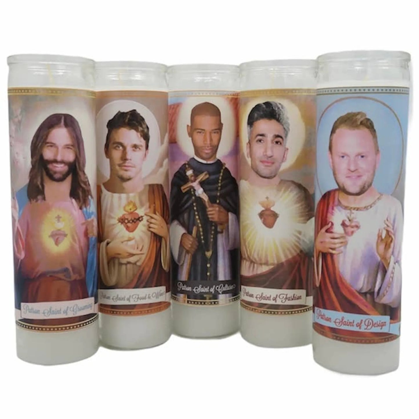 Queer Eye Candles Set or Individual Patron Saints