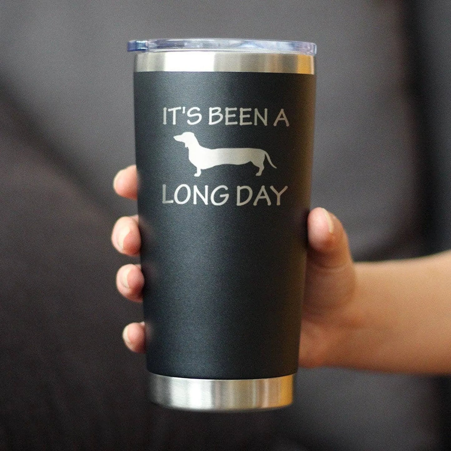 Long Day Insulated Travel Tumbler - Dachshund Gifts