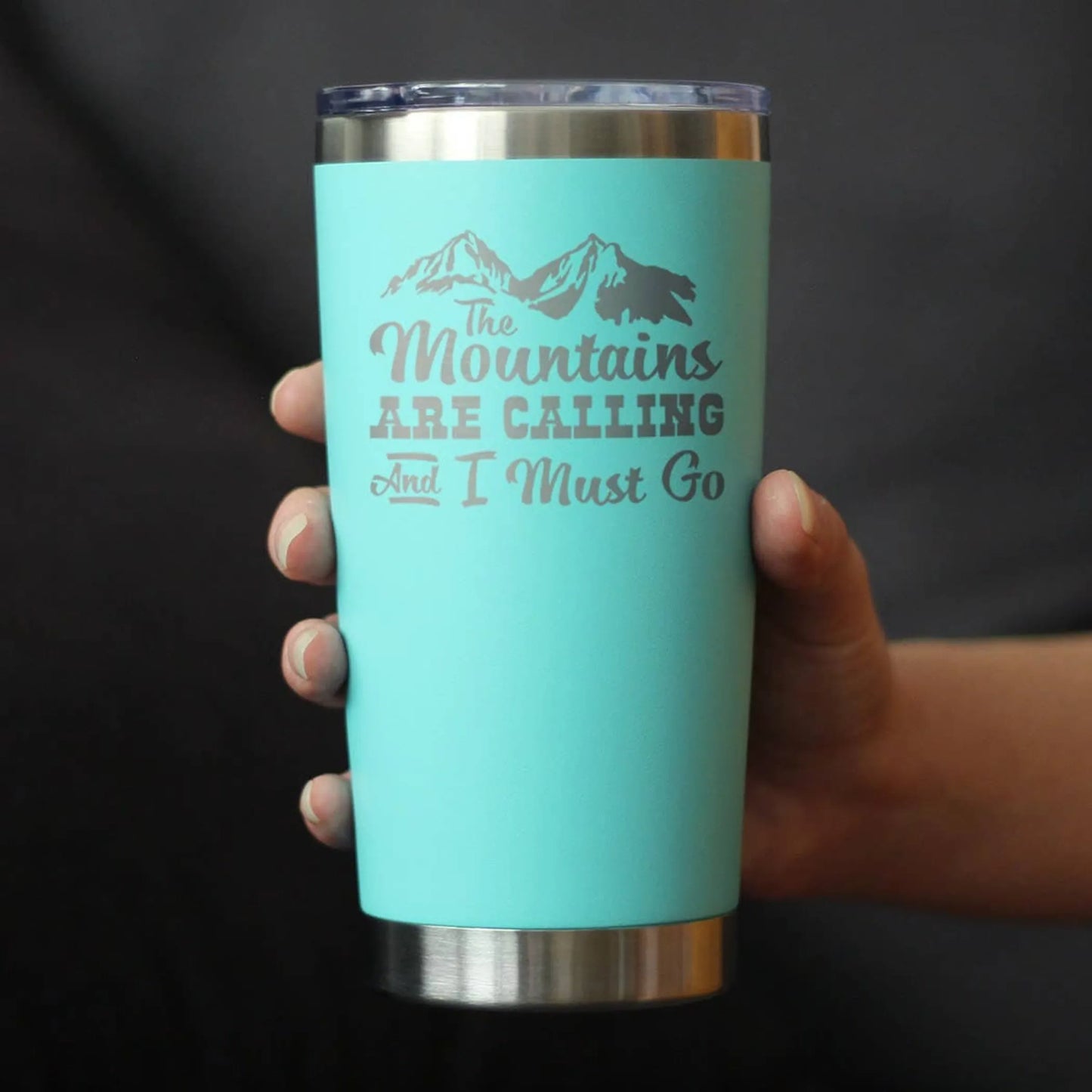 Mountains are Calling Insulated Travel Tumbler Nature Gifts