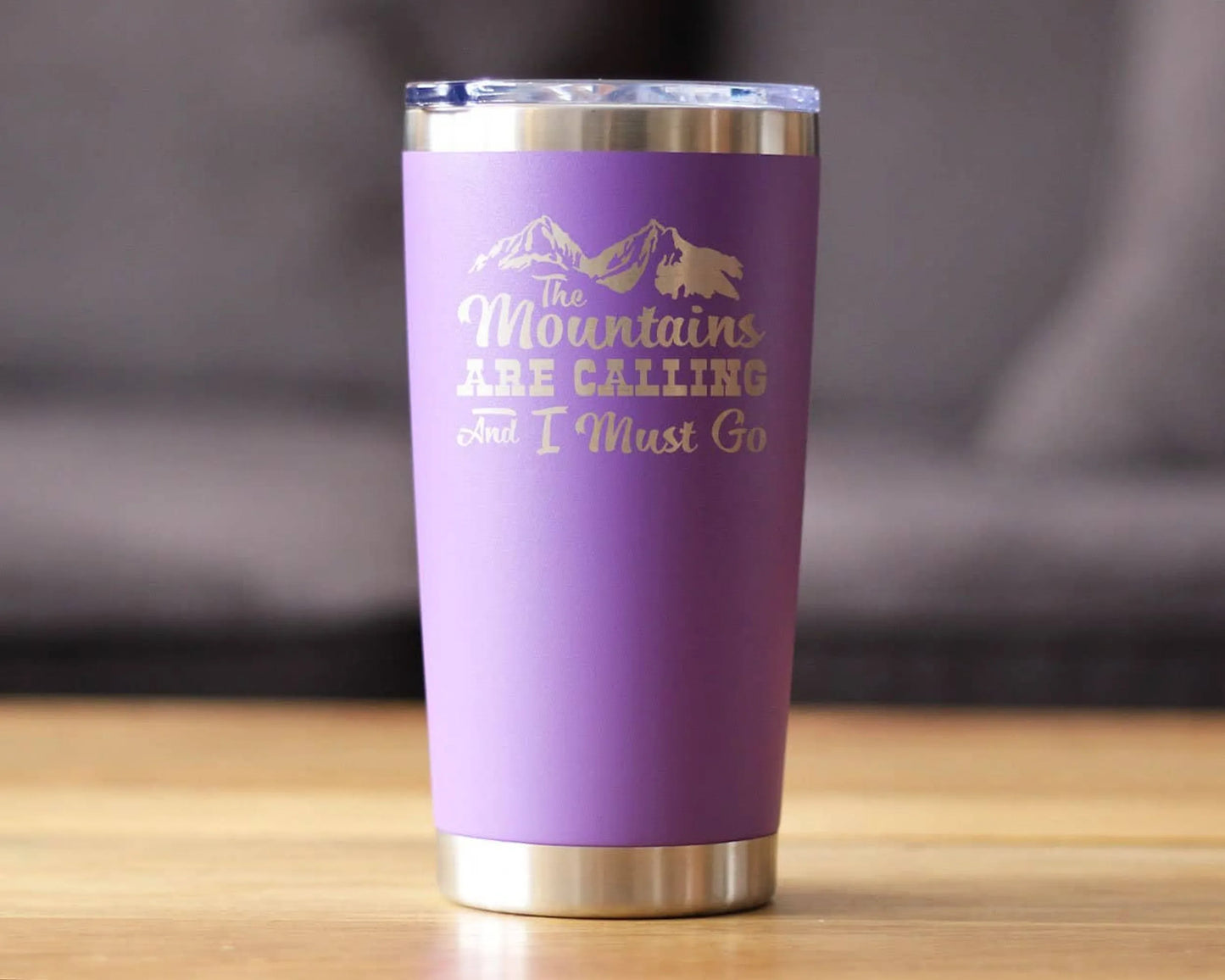 Mountains are Calling Insulated Travel Tumbler Nature Gifts