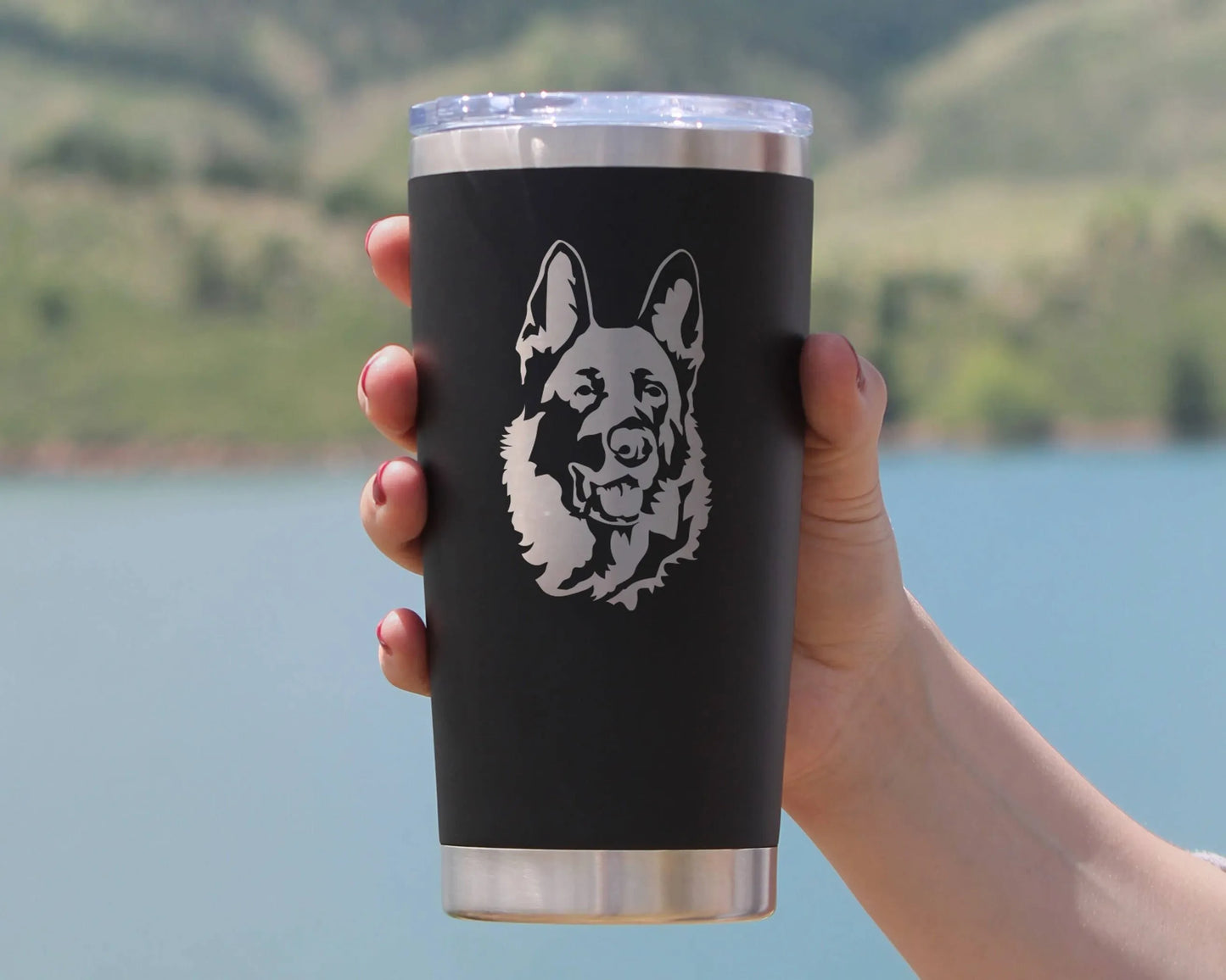 German Shepherd Insulated Travel Tumbler - Dog Gifts