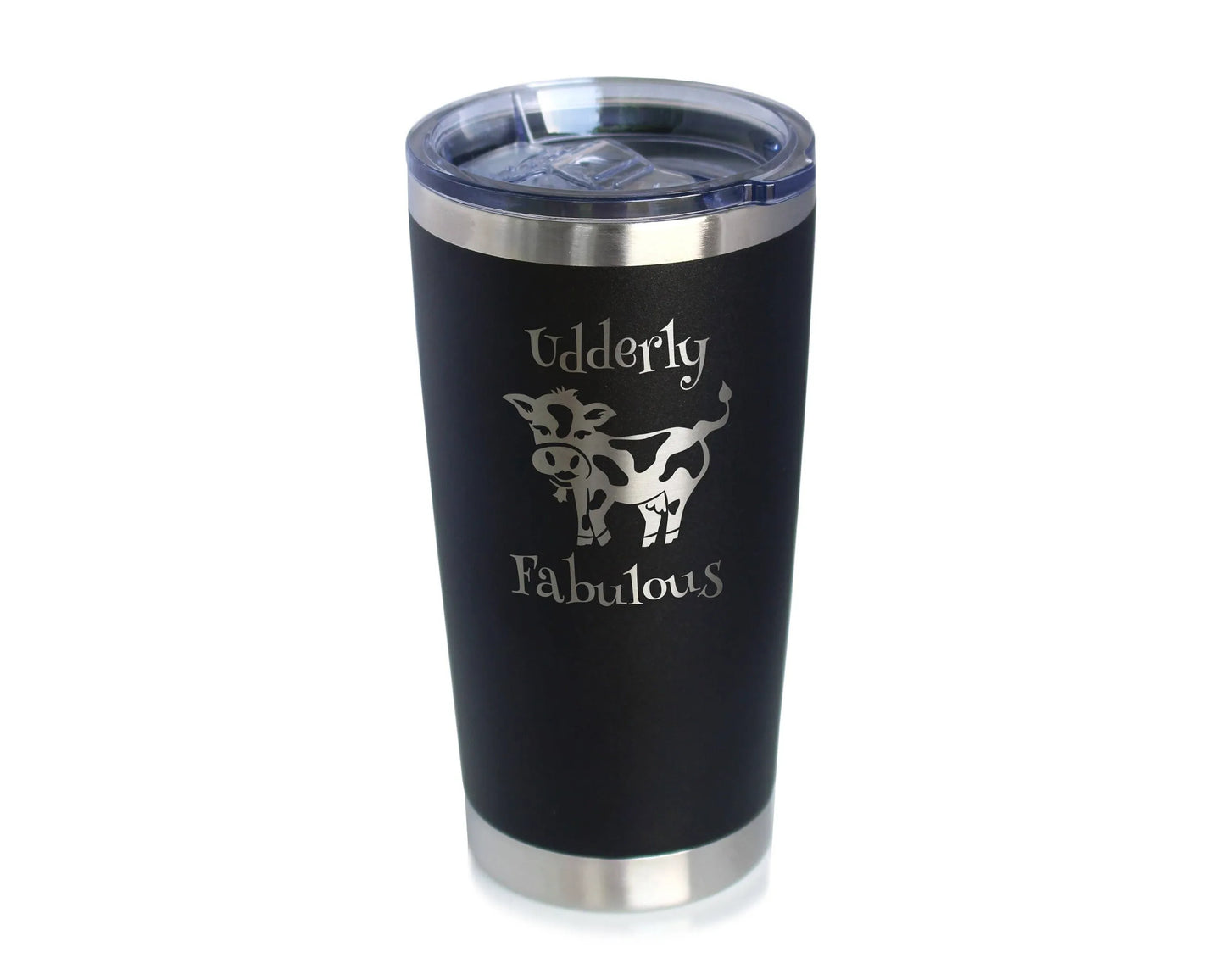 Udderly Fabulous Insulated Travel Tumbler - Cow Gifts