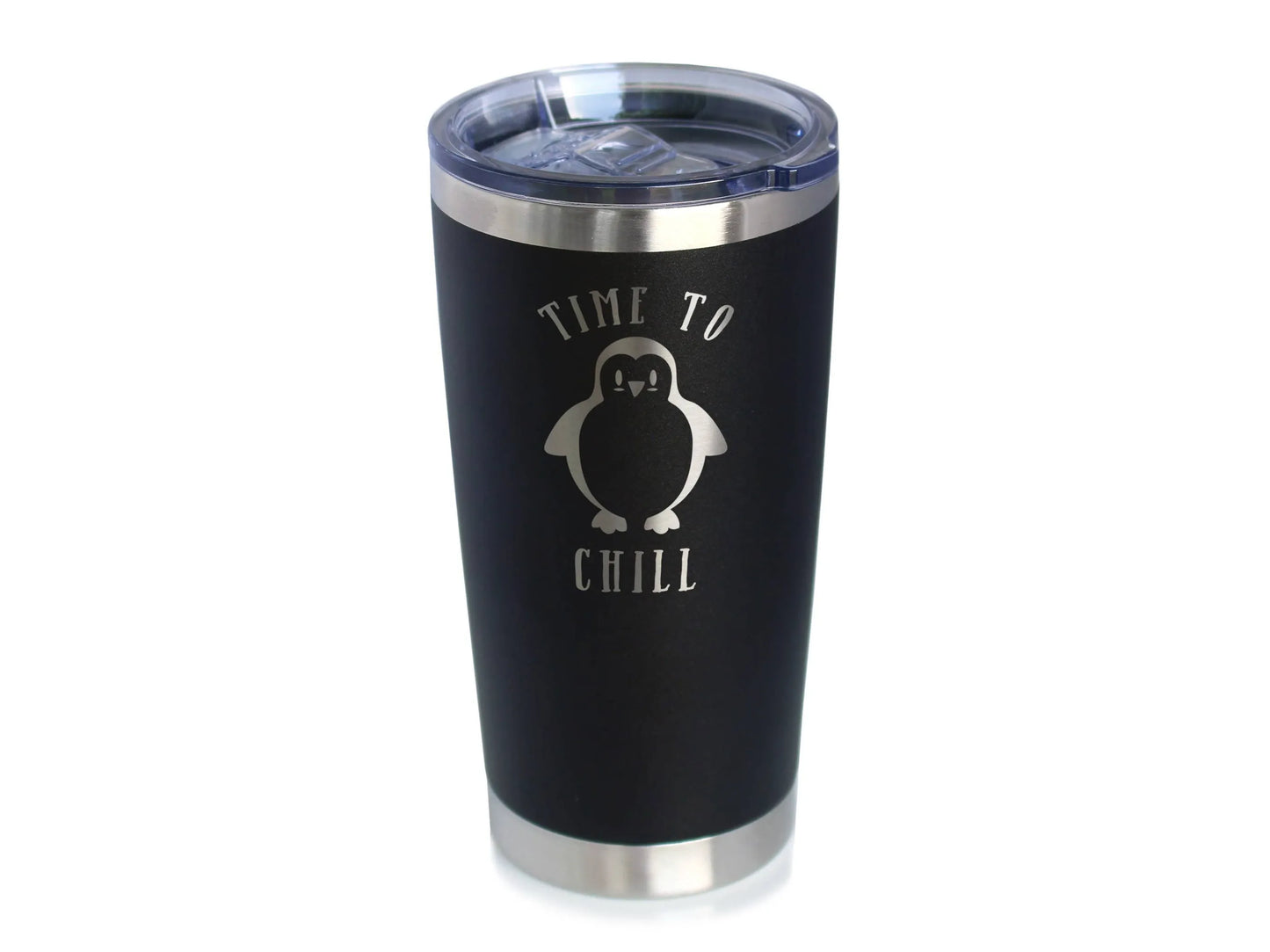 Time to Chill Insulated Travel Tumbler - Penguin Gifts