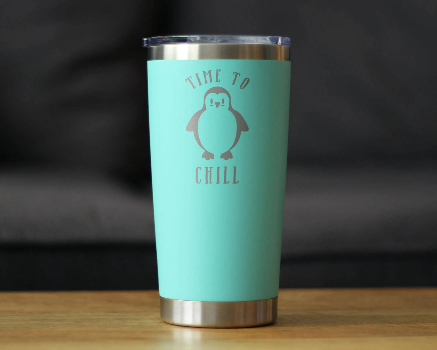 Time to Chill Insulated Travel Tumbler - Penguin Gifts