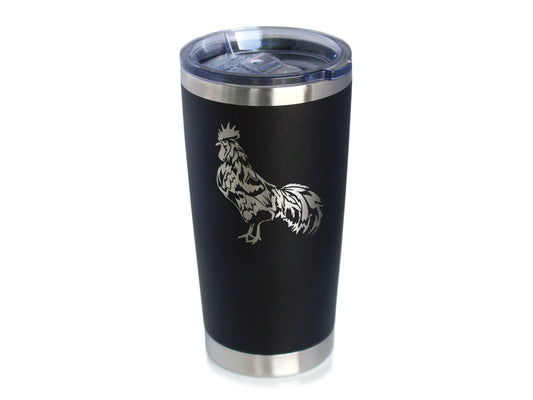Rooster Insulated Travel Tumbler - Farmhouse Gifts and Decor