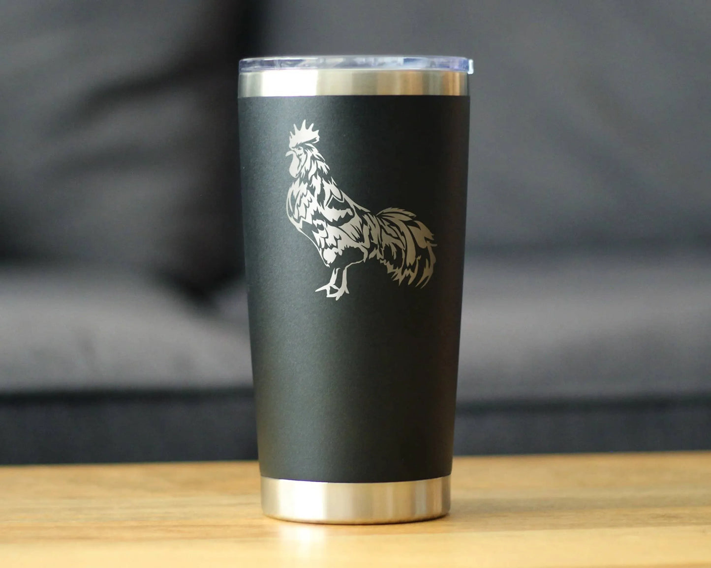 Rooster Insulated Travel Tumbler - Farmhouse Gifts and Decor