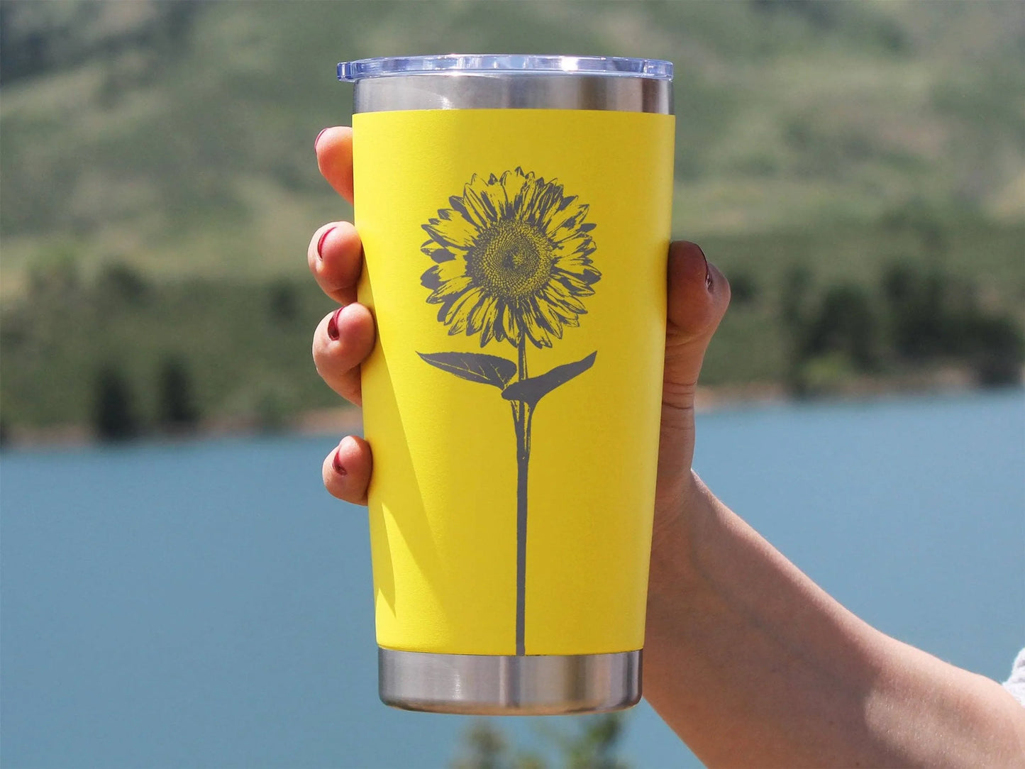 Sunflower Insulated Travel Tumbler - Sunflowers Gifts
