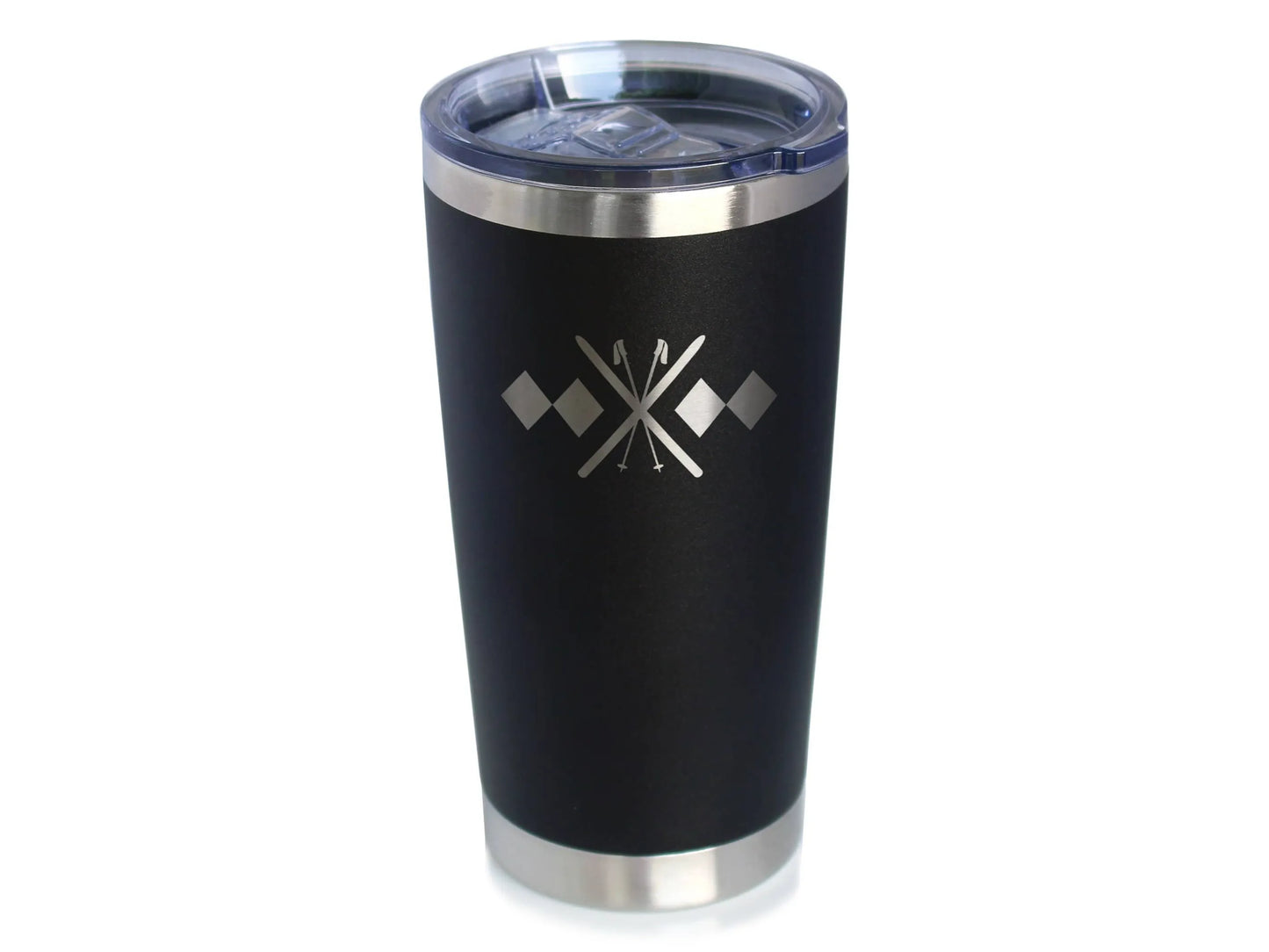 Double Black Diamond Insulated Travel Tumbler - Skiing Gifts