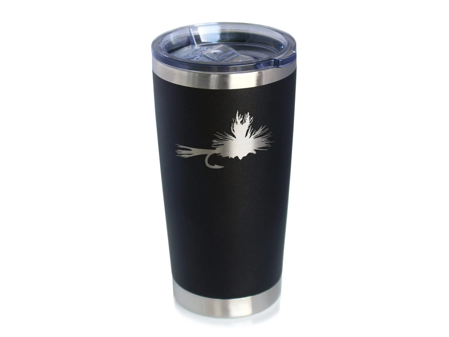Fishing Fly Insulated Travel Tumbler - Fly Fishing Gifts