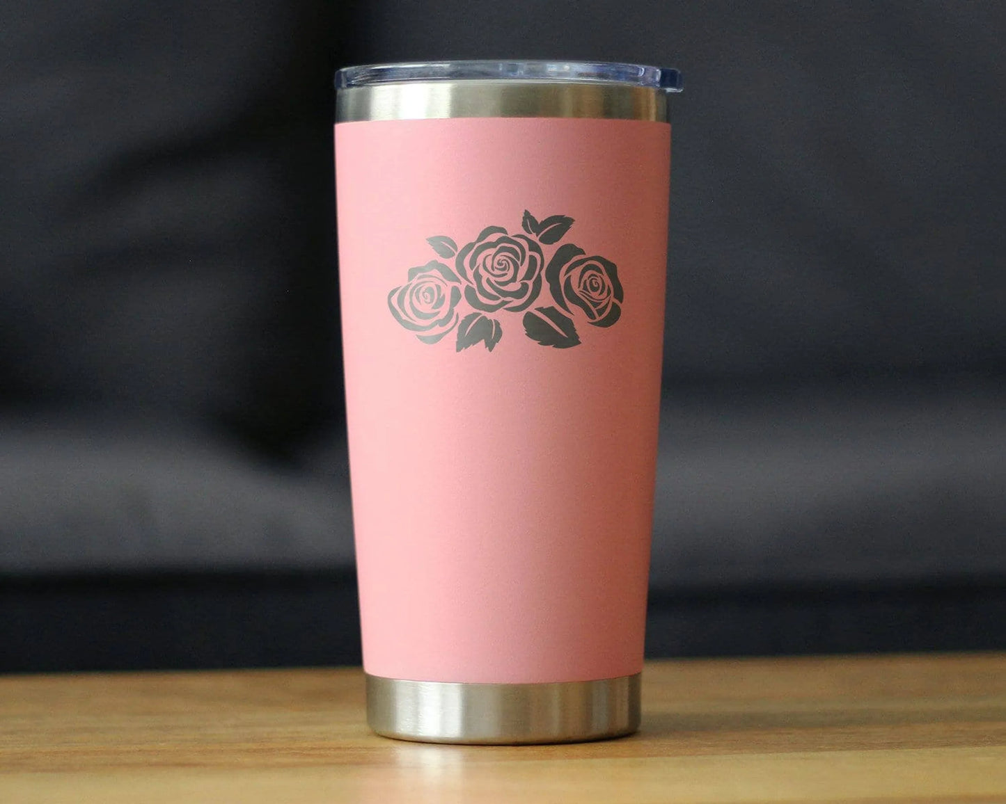 Roses Insulated Travel Tumbler - Floral Gifts and Decor