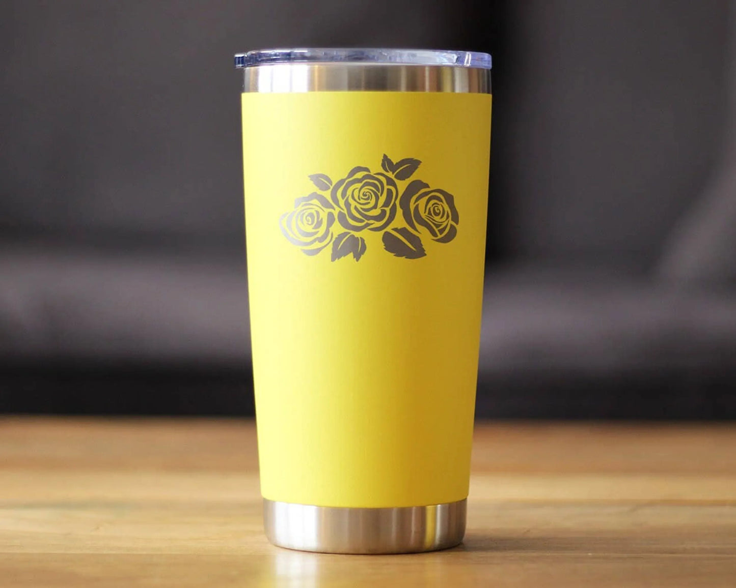 Roses Insulated Travel Tumbler - Floral Gifts and Decor