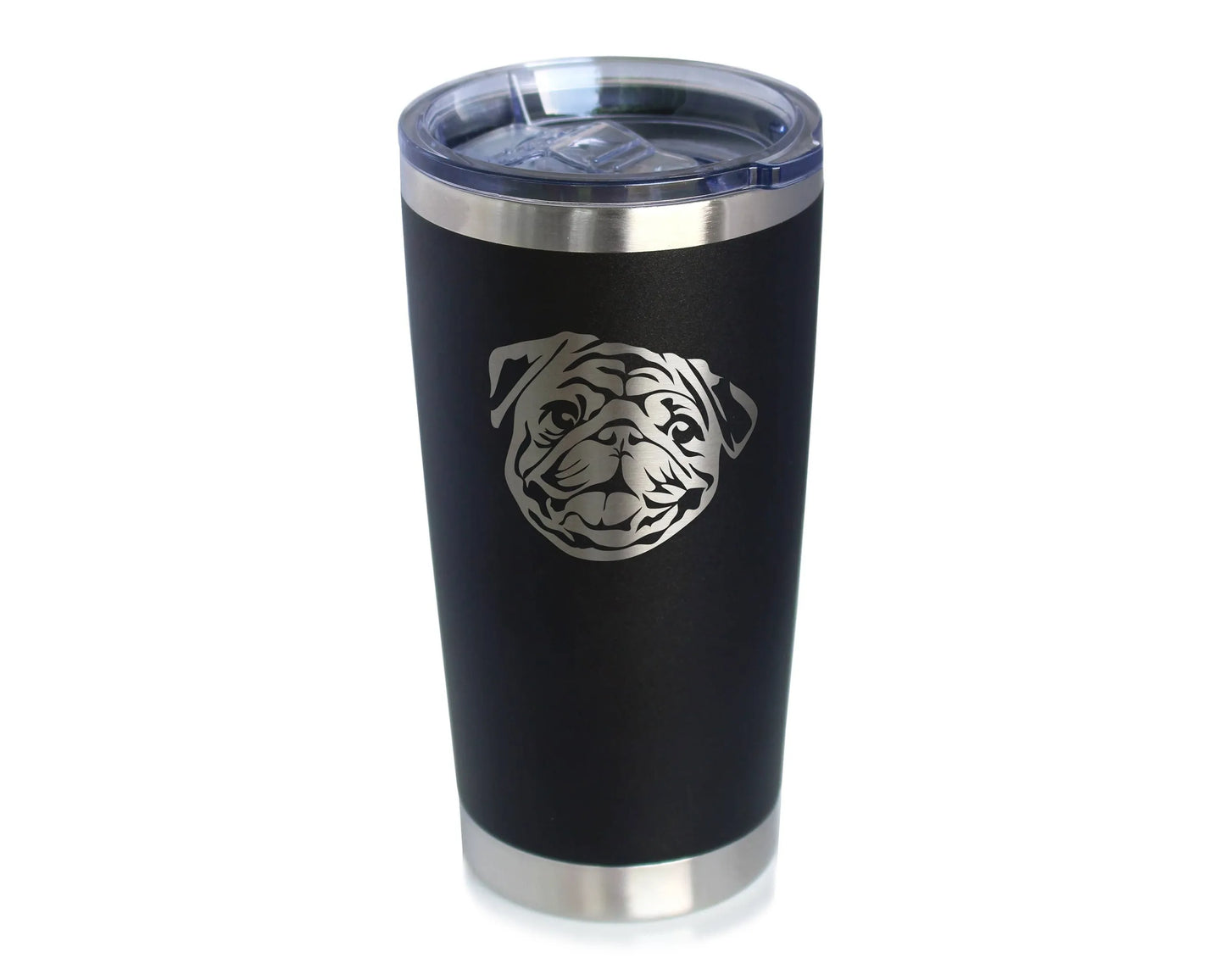 Pug Insulated Travel Tumbler - Pug Dog Gifts and Decor