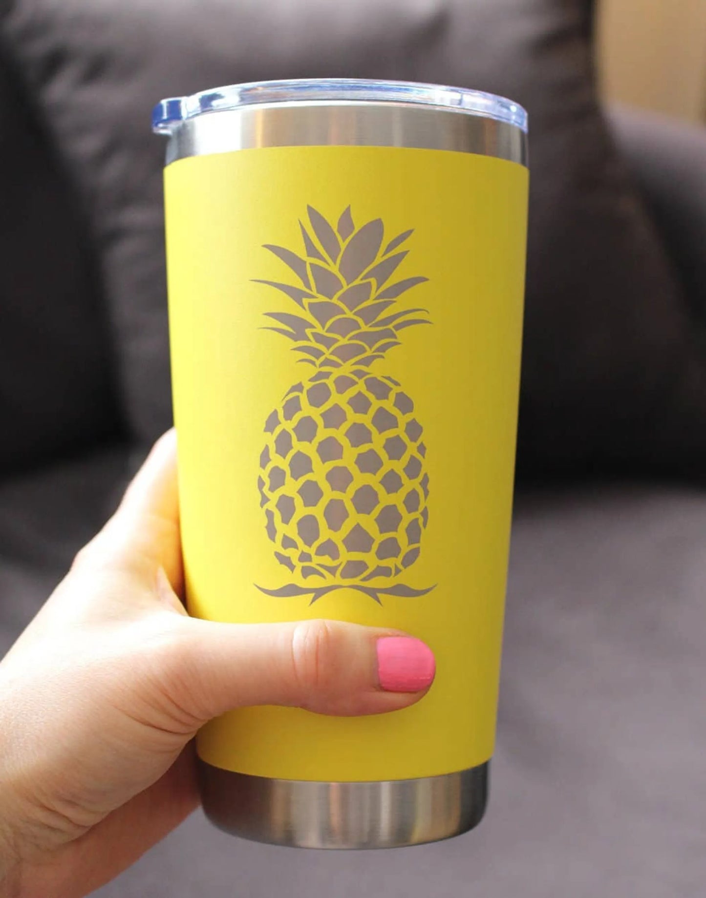 Pineapple Insulated Travel Tumbler - Tropical Gifts