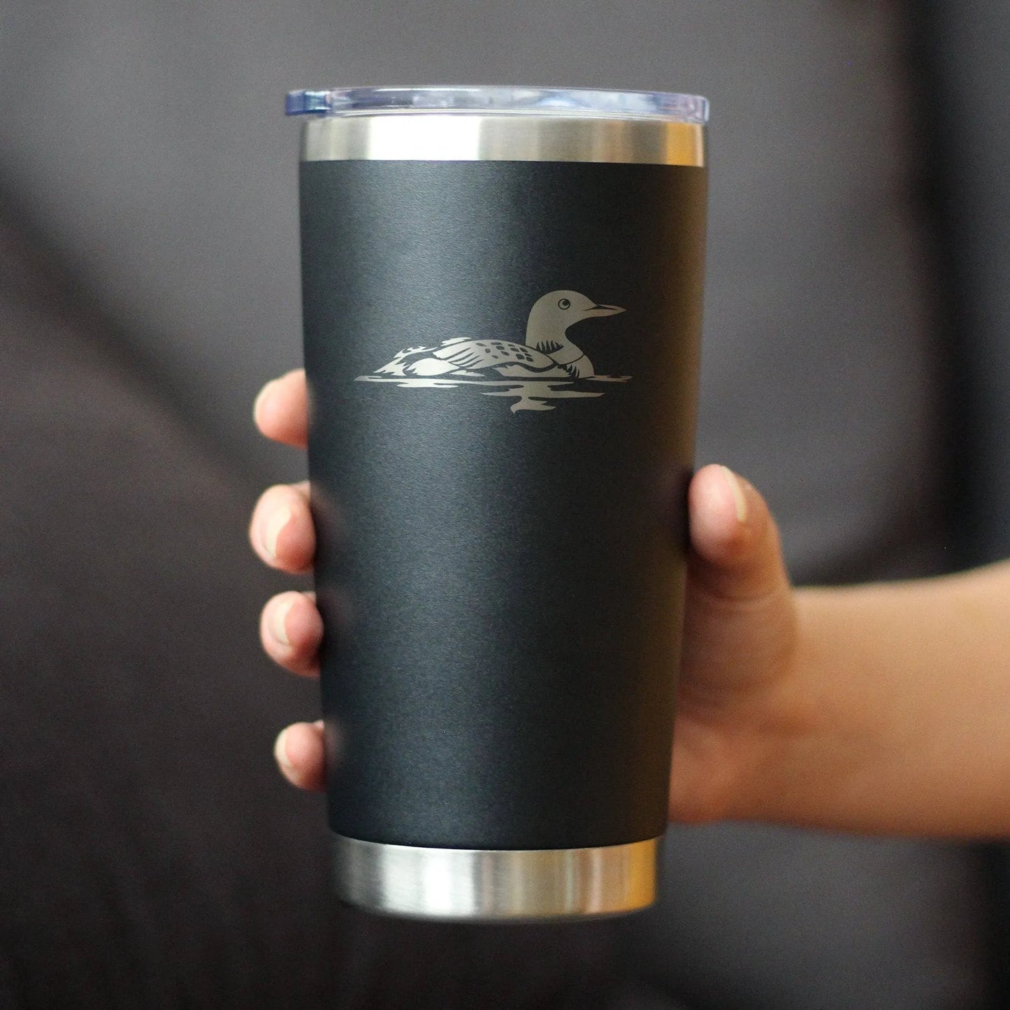 Loon Insulated Travel Tumbler - Loon Bird Gifts and Decor