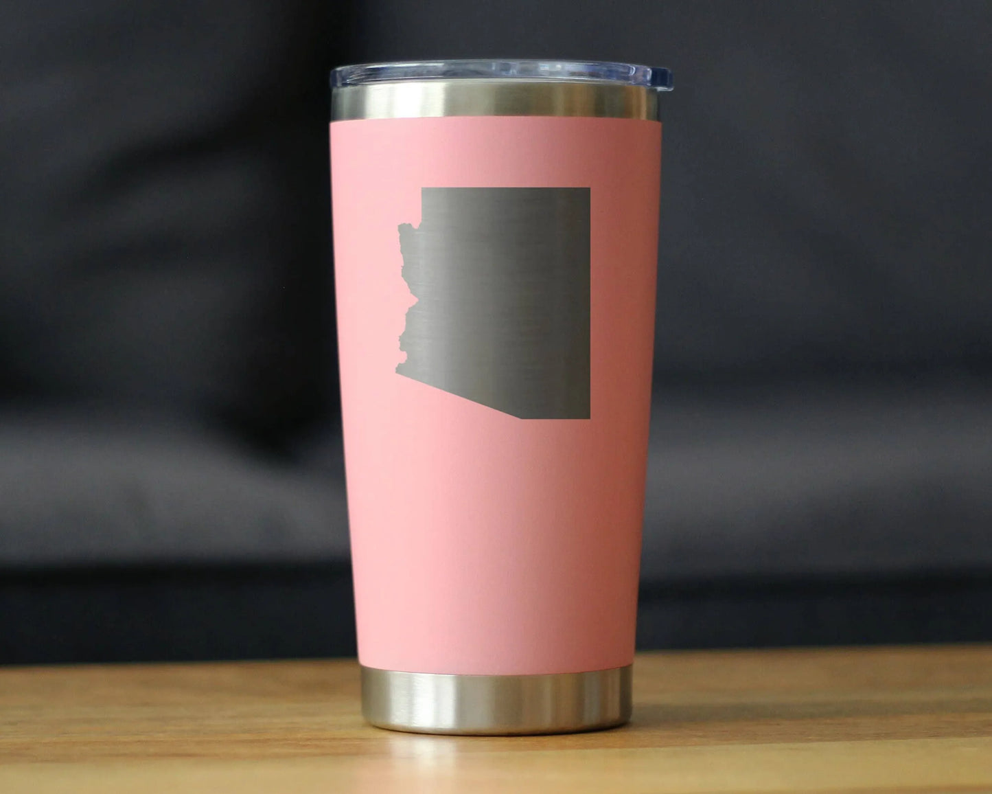 Arizona Outline Insulated Travel Tumbler - Arizonans Gifts