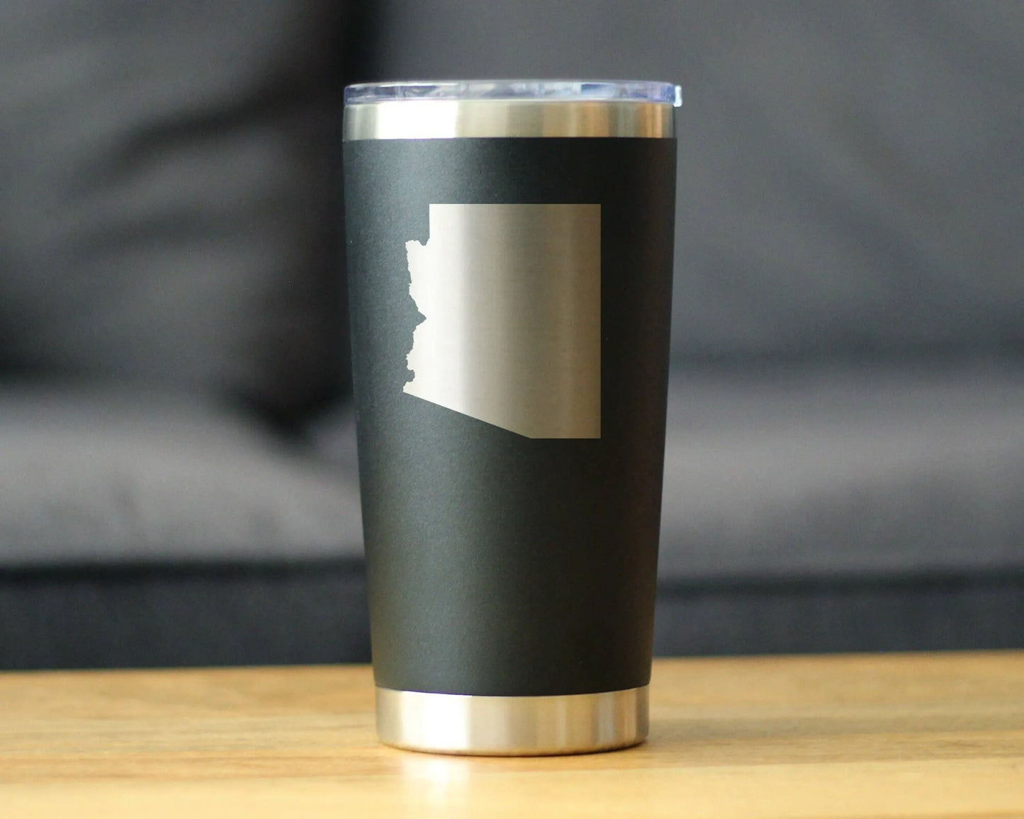 Arizona Outline Insulated Travel Tumbler - Arizonans Gifts