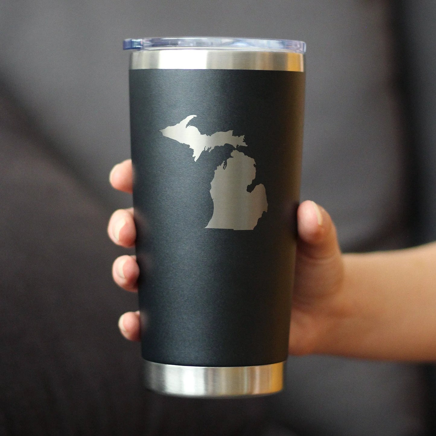 Michigan Insulated Travel Tumbler - Michiganders Gifts