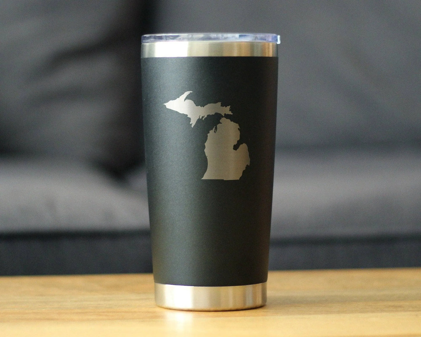 Michigan Insulated Travel Tumbler - Michiganders Gifts