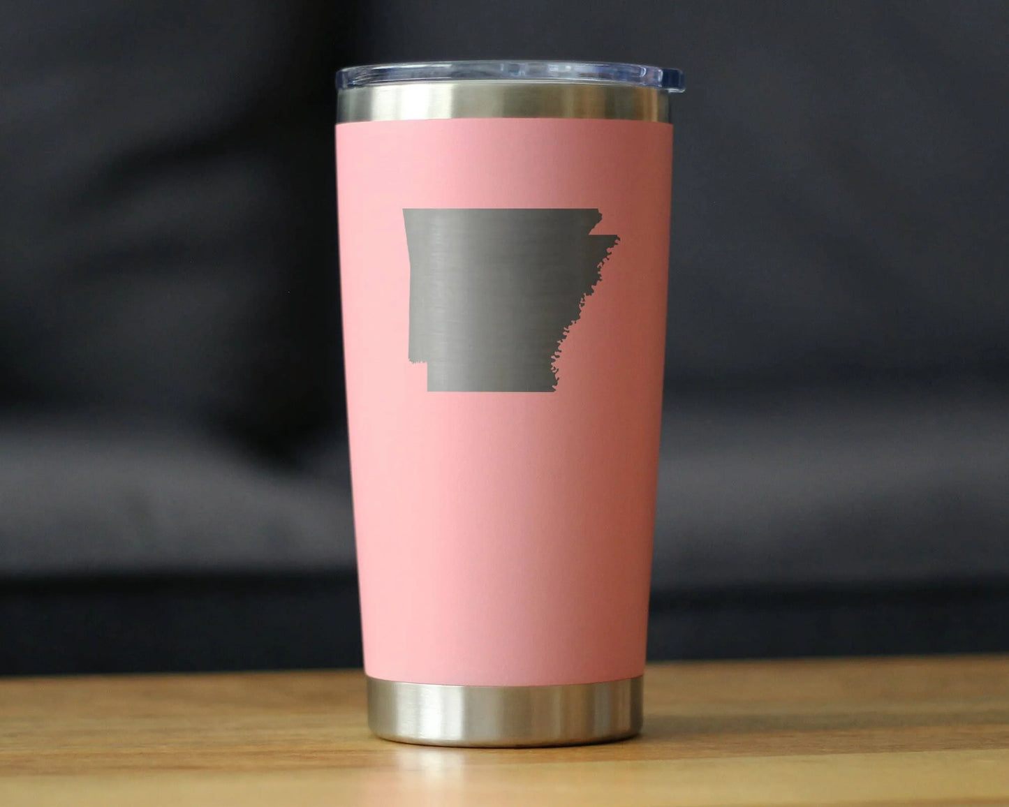 Arkansas Outline Insulated Travel Tumbler - Arkansans Gifts