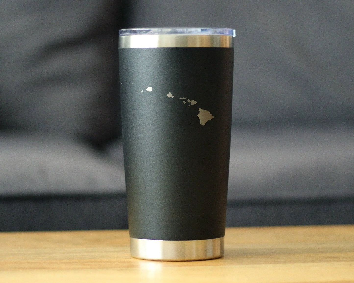 Hawaii Outline Insulated Travel Tumbler - Hawaiian Gifts