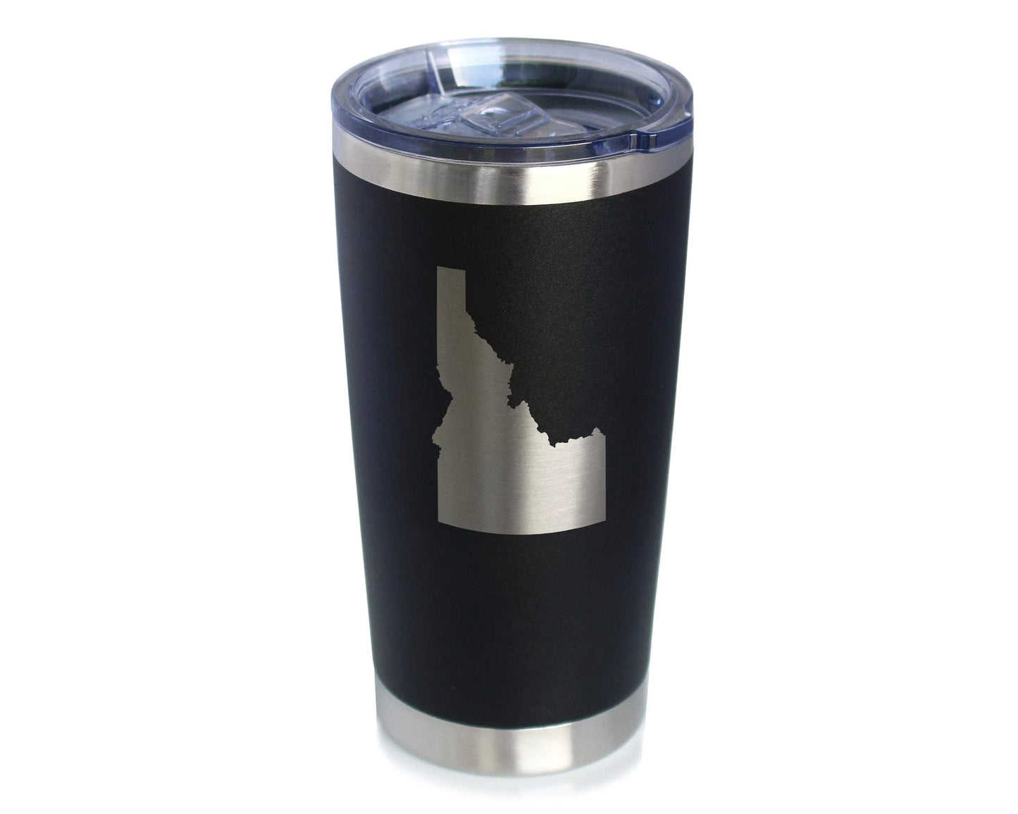 Idaho Outline Insulated Travel Tumbler - Idahoans Gifts