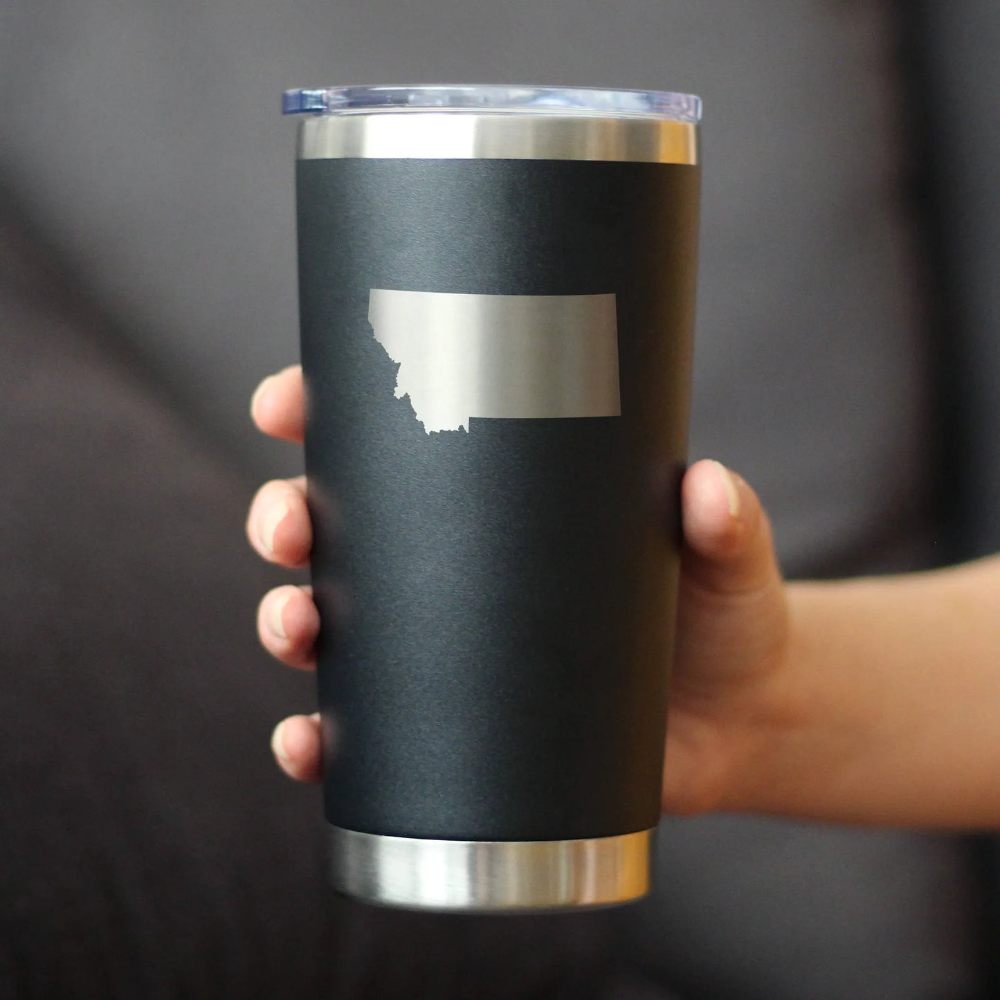 Montana Outline Insulated Travel Tumbler - Montanans Gifts