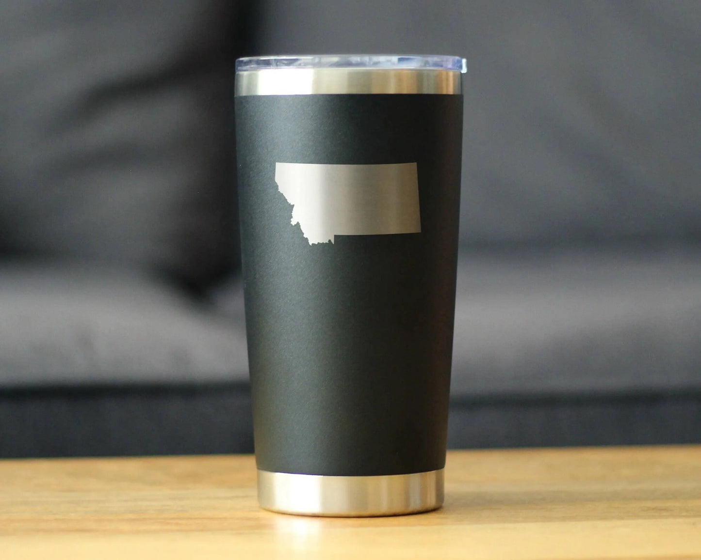 Montana Outline Insulated Travel Tumbler - Montanans Gifts