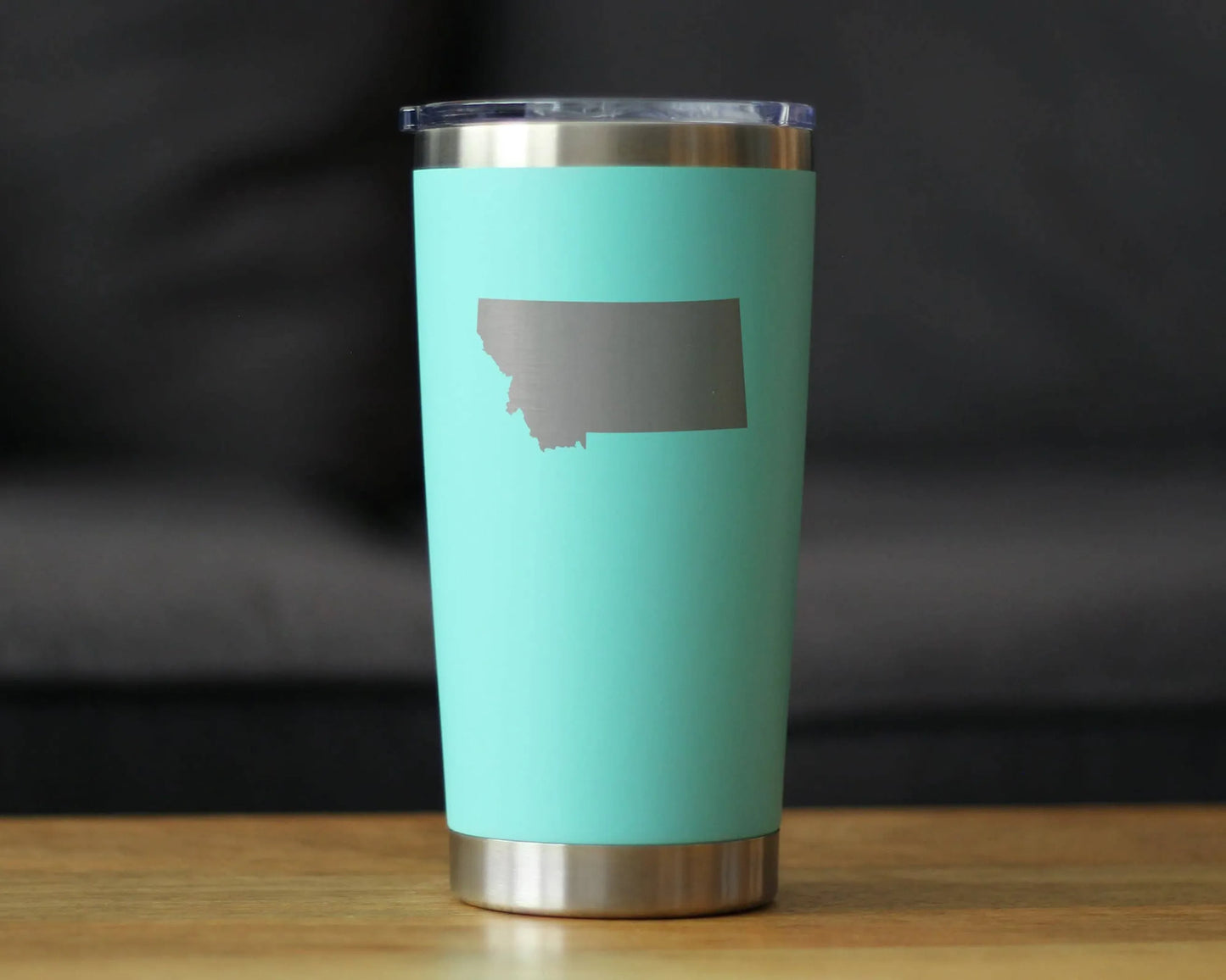 Montana Outline Insulated Travel Tumbler - Montanans Gifts