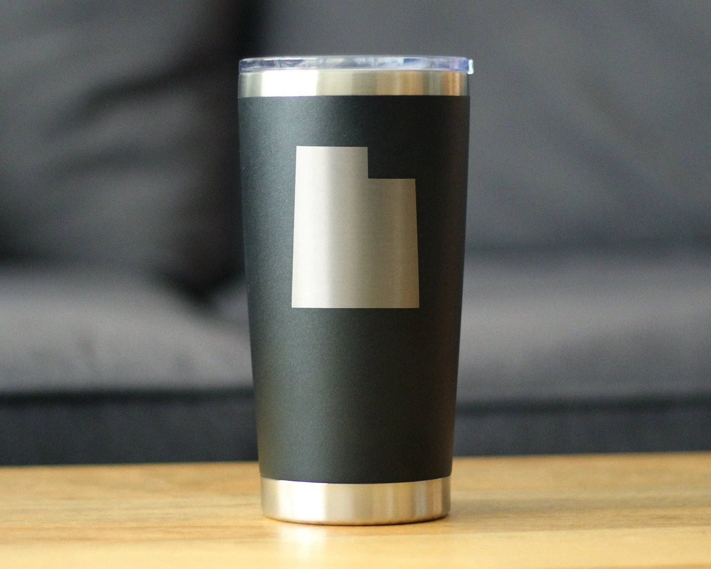 Utah Outline Insulated Travel Tumbler - Utahns Gifts