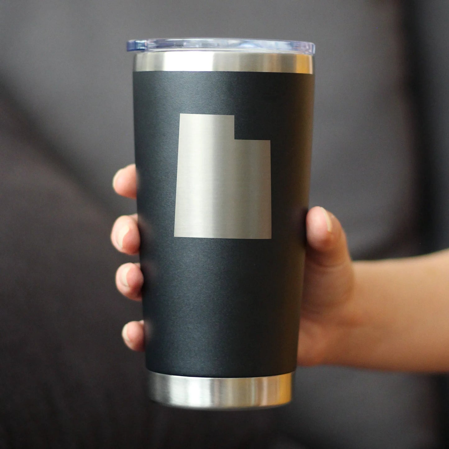 Utah Outline Insulated Travel Tumbler - Utahns Gifts