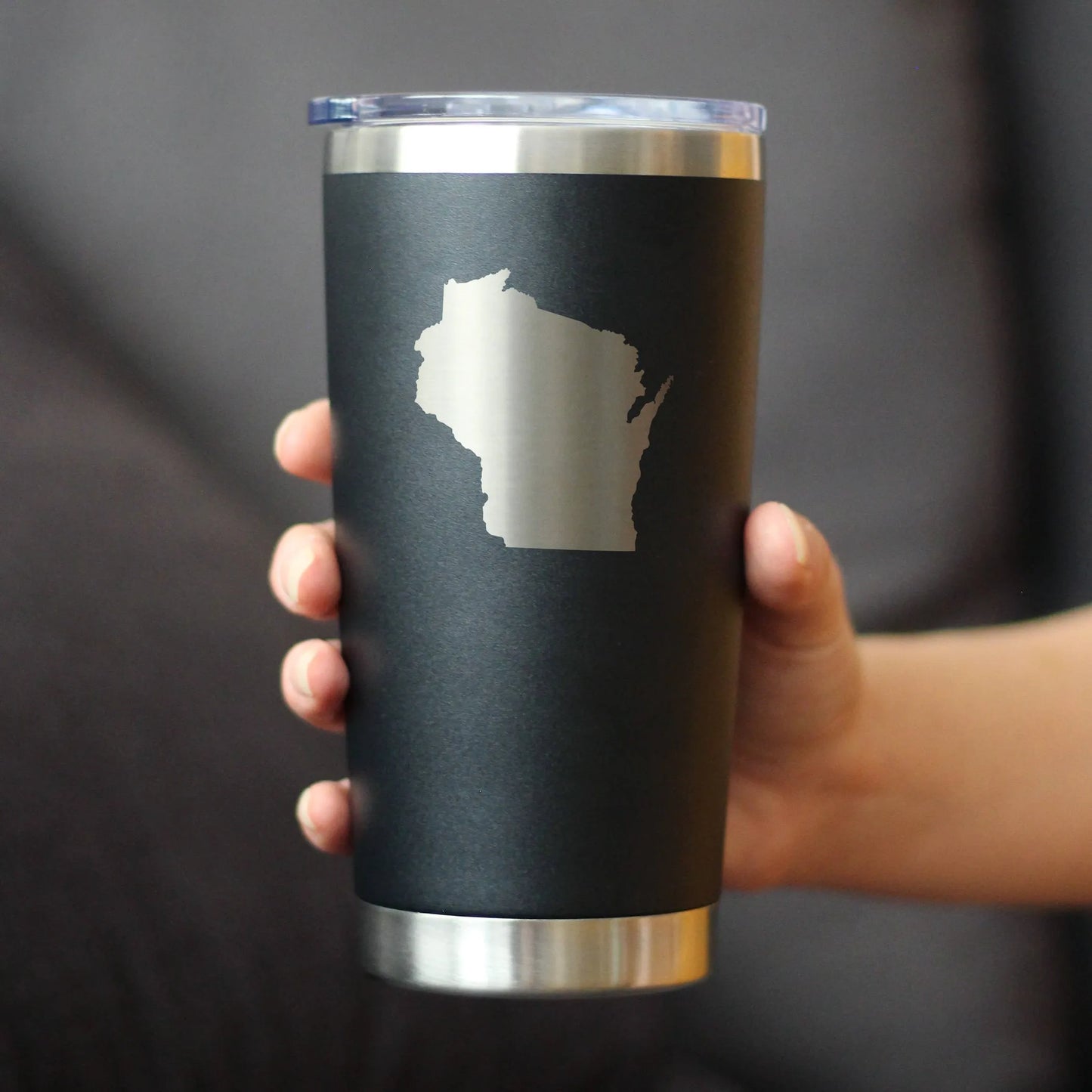 Wisconsin Insulated Travel Tumbler - Cheesehead Gifts
