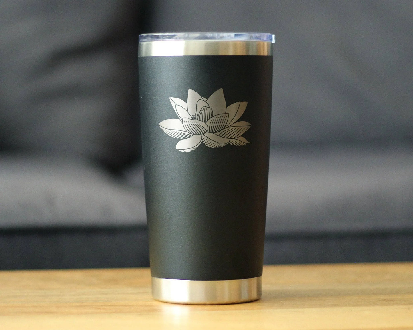 Lotus Flower Insulated Travel Tumbler - Lotus Gifts