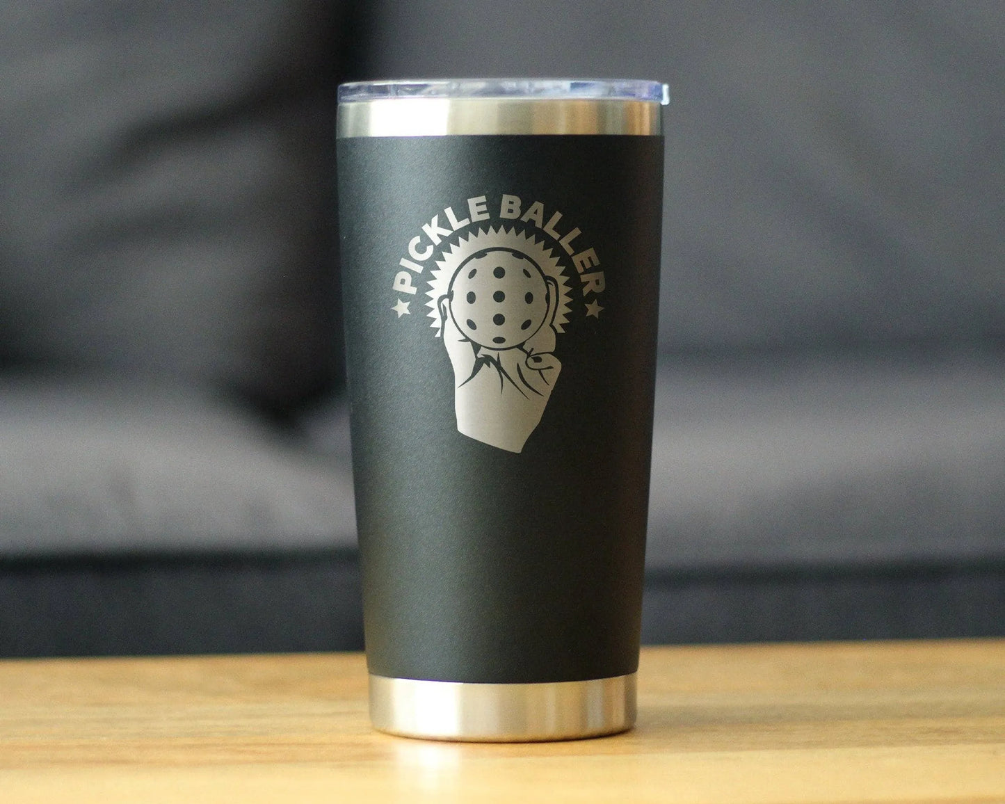 Pickleballer Insulated Travel Tumbler - Pickleball Gifts