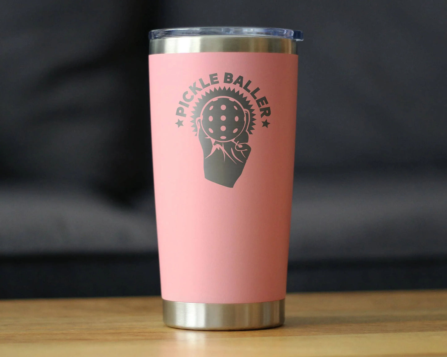 Pickleballer Insulated Travel Tumbler - Pickleball Gifts