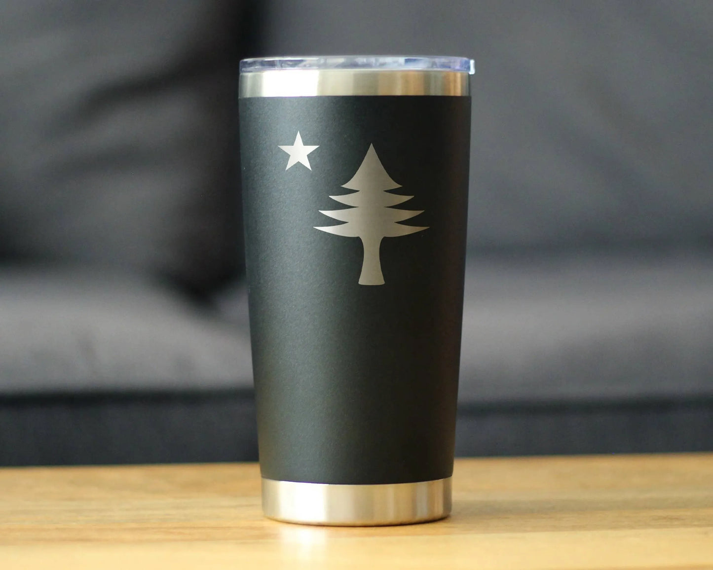 Flag of Maine Insulated Travel Tumbler - Mainers Gifts