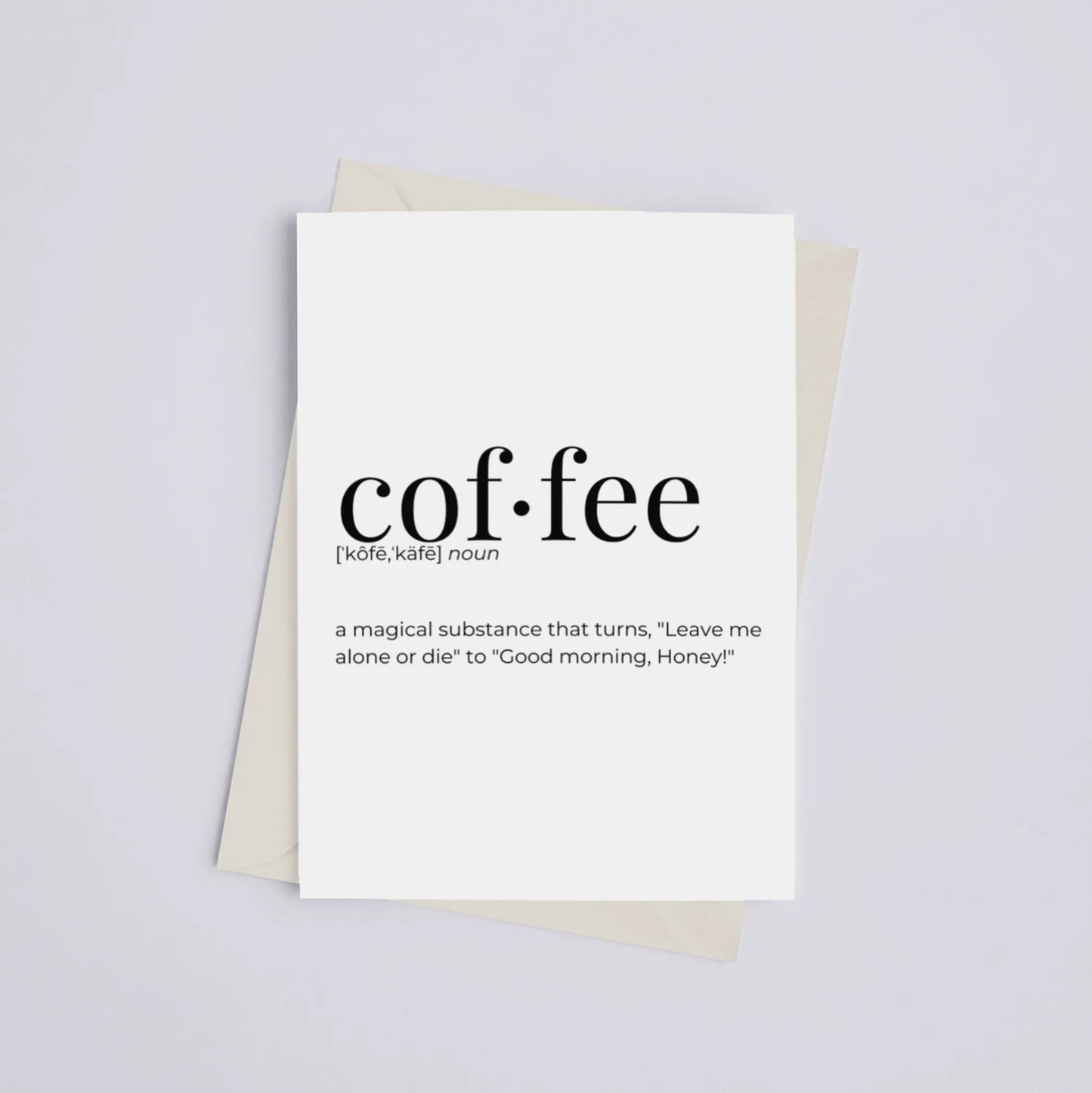 Coffee - Greeting Card/Wall Art Print