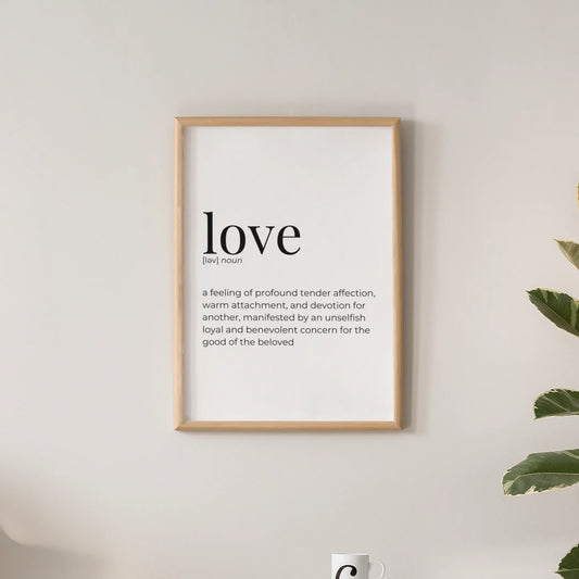 Love - Greeting Card/Wall Art Print