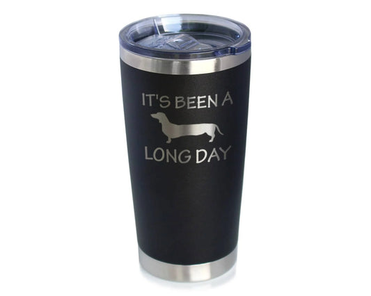 Long Day Insulated Travel Tumbler - Dachshund Gifts