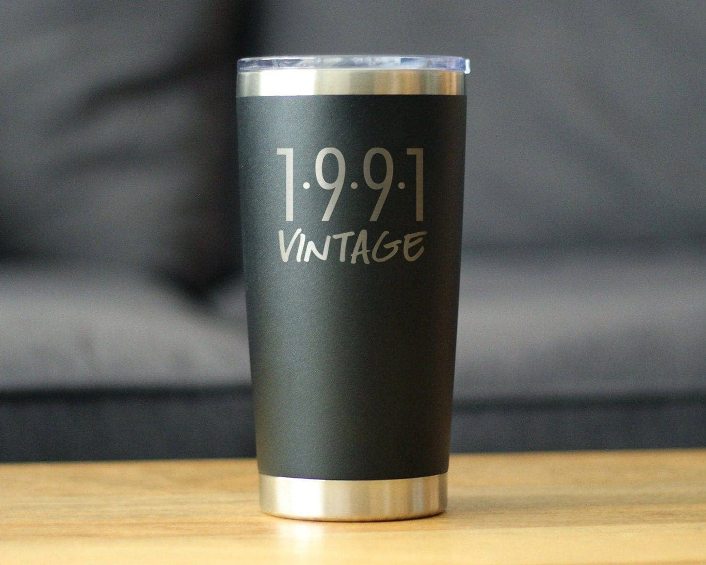 Vintage 1991 Insulated Travel Tumbler - 33rd Birthday Gifts