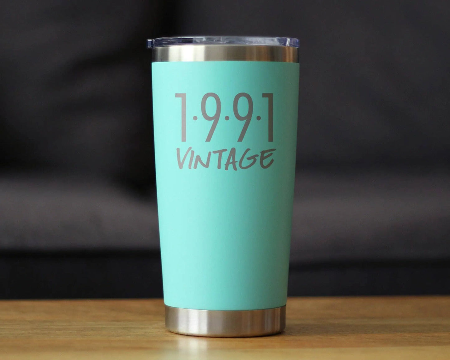 Vintage 1991 Insulated Travel Tumbler - 33rd Birthday Gifts