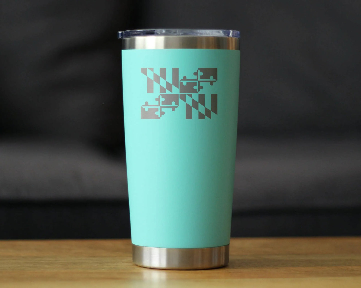 Maryland Flag Insulated Travel Tumbler Marylanders Gifts