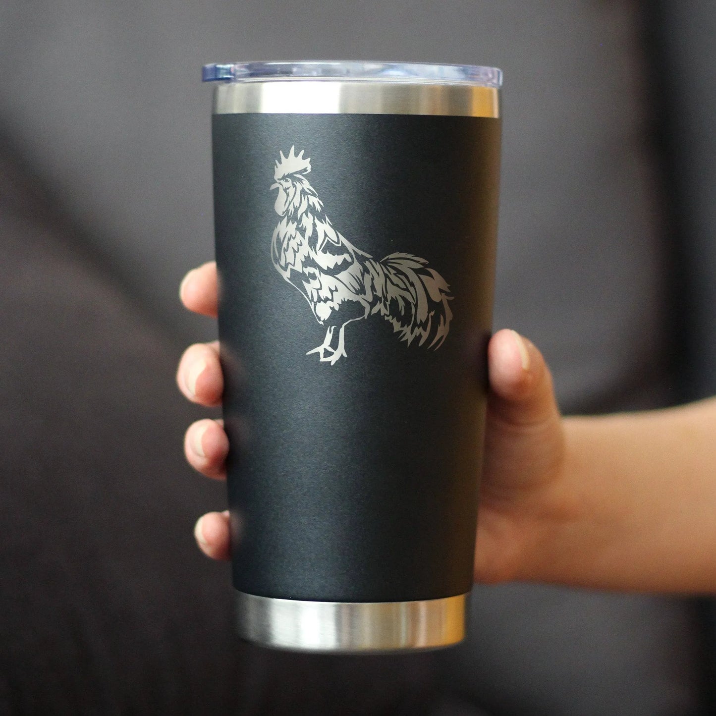 Rooster Insulated Travel Tumbler - Farmhouse Gifts and Decor