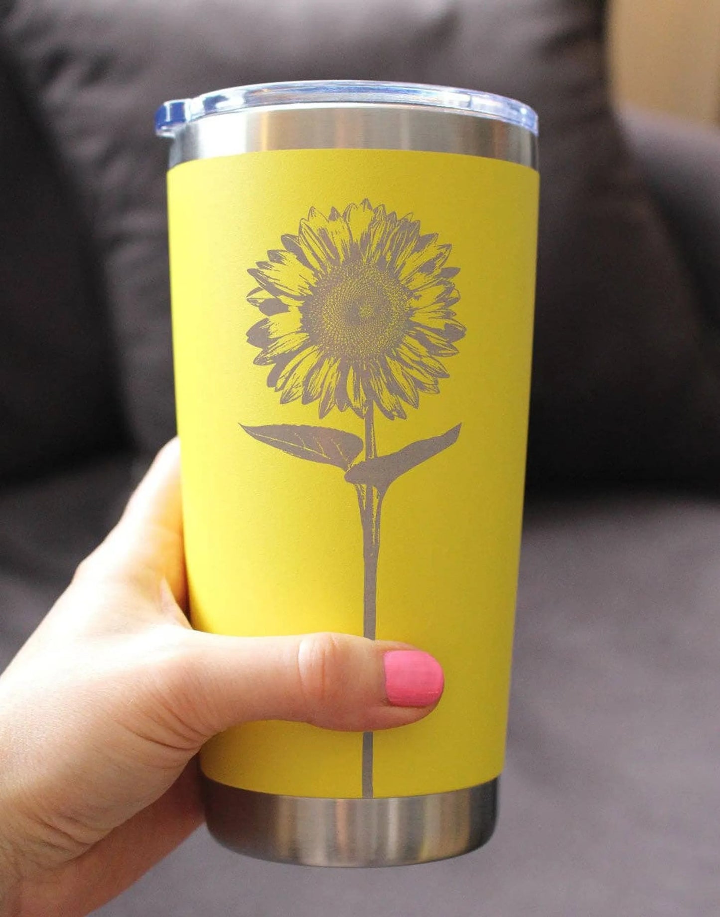 Sunflower Insulated Travel Tumbler - Sunflowers Gifts