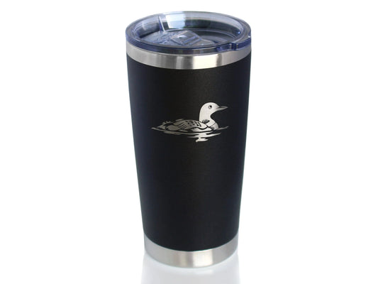 Loon Insulated Travel Tumbler - Loon Bird Gifts and Decor