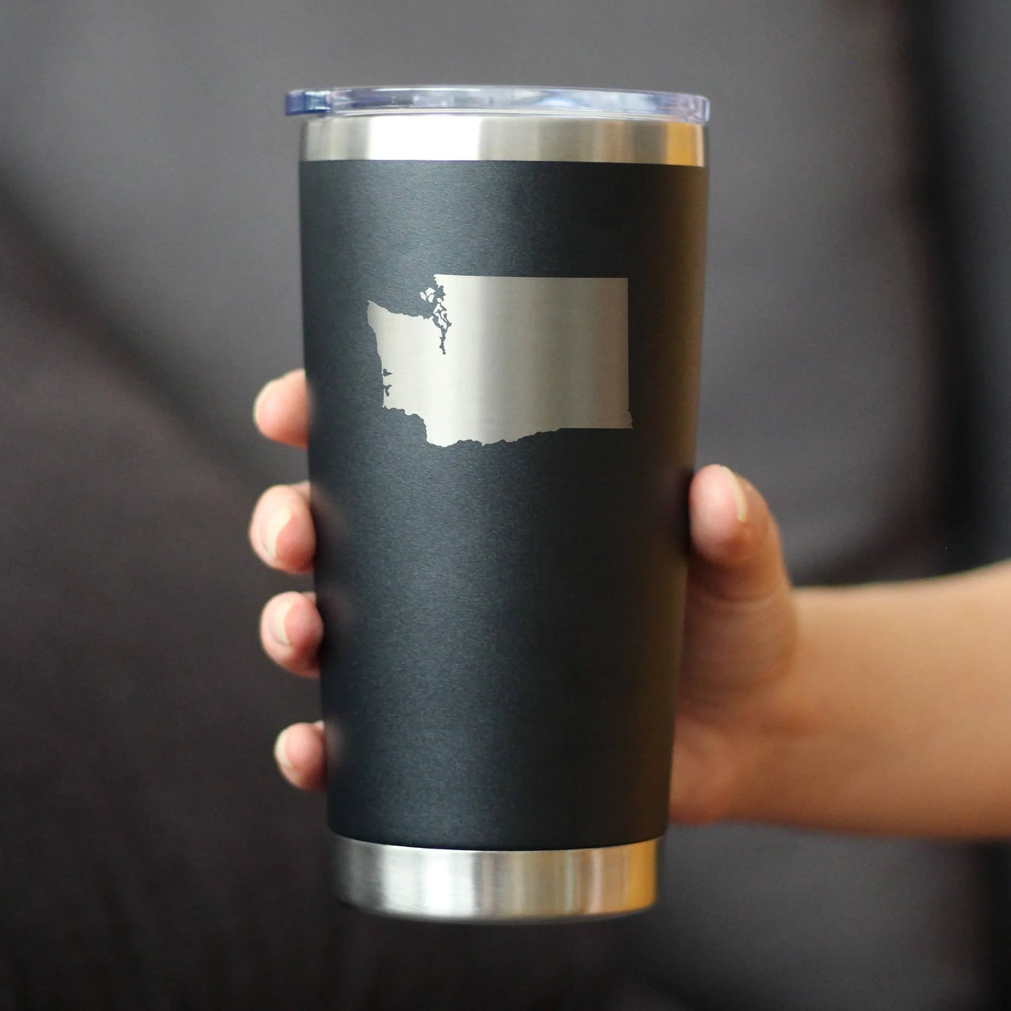 Washington Outline Insulated Travel Tumbler - Toners Gifts