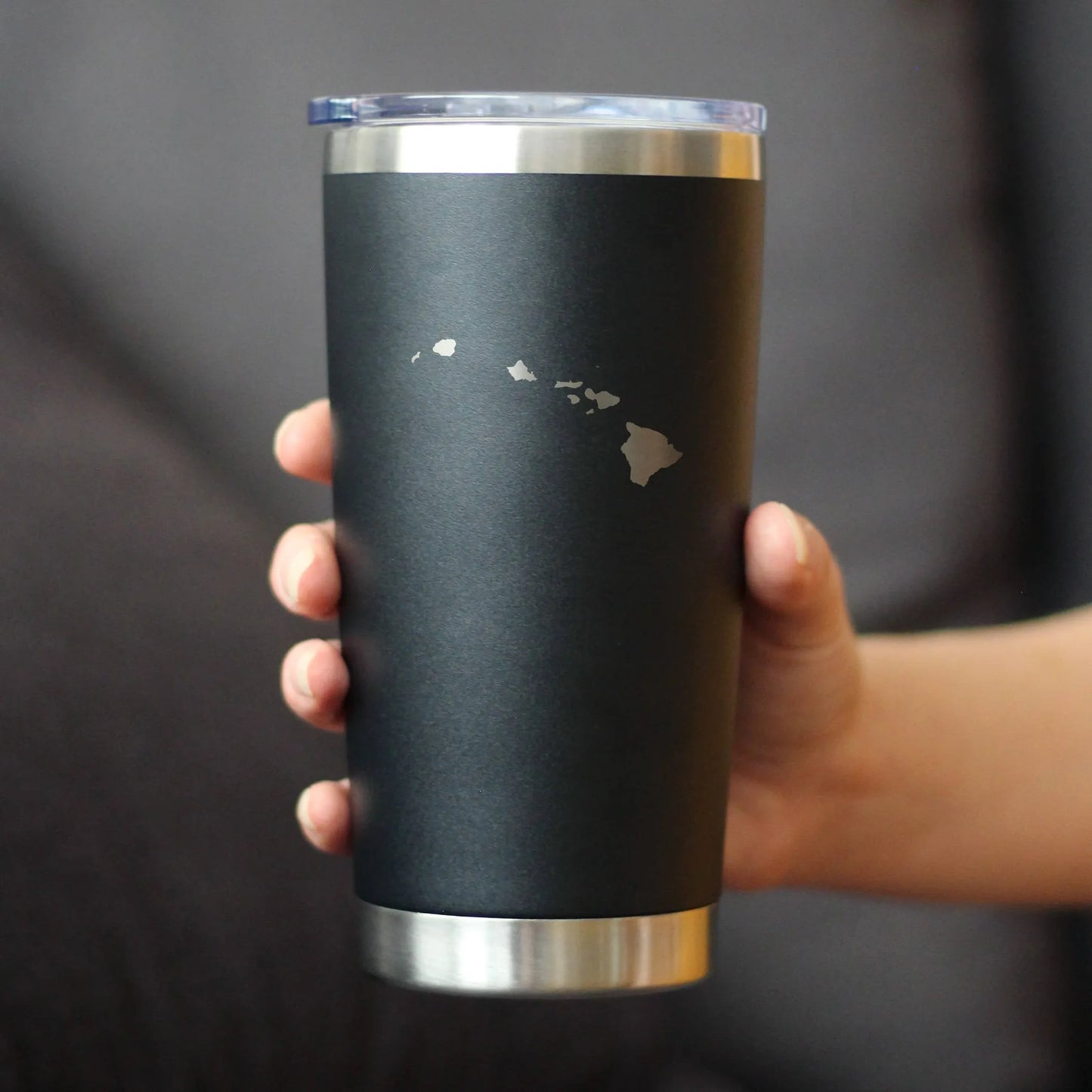 Hawaii Outline Insulated Travel Tumbler - Hawaiian Gifts