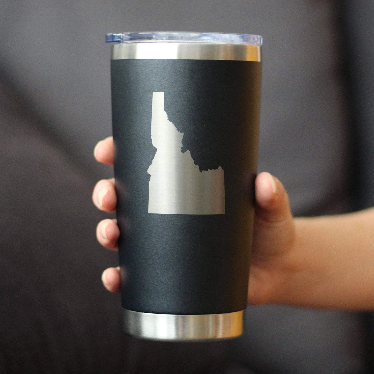 Idaho Outline Insulated Travel Tumbler - Idahoans Gifts