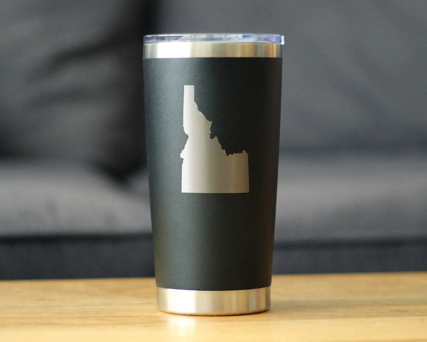 Idaho Outline Insulated Travel Tumbler - Idahoans Gifts