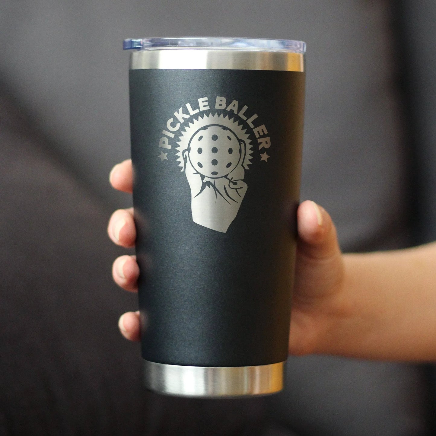 Pickleballer Insulated Travel Tumbler - Pickleball Gifts